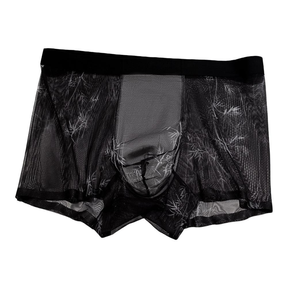 Herren Boxershorts Nahtlos Atmungsaktiv Eis Seide Unterwäsche Trunks Weicher Stoff - Bild 23 von 24