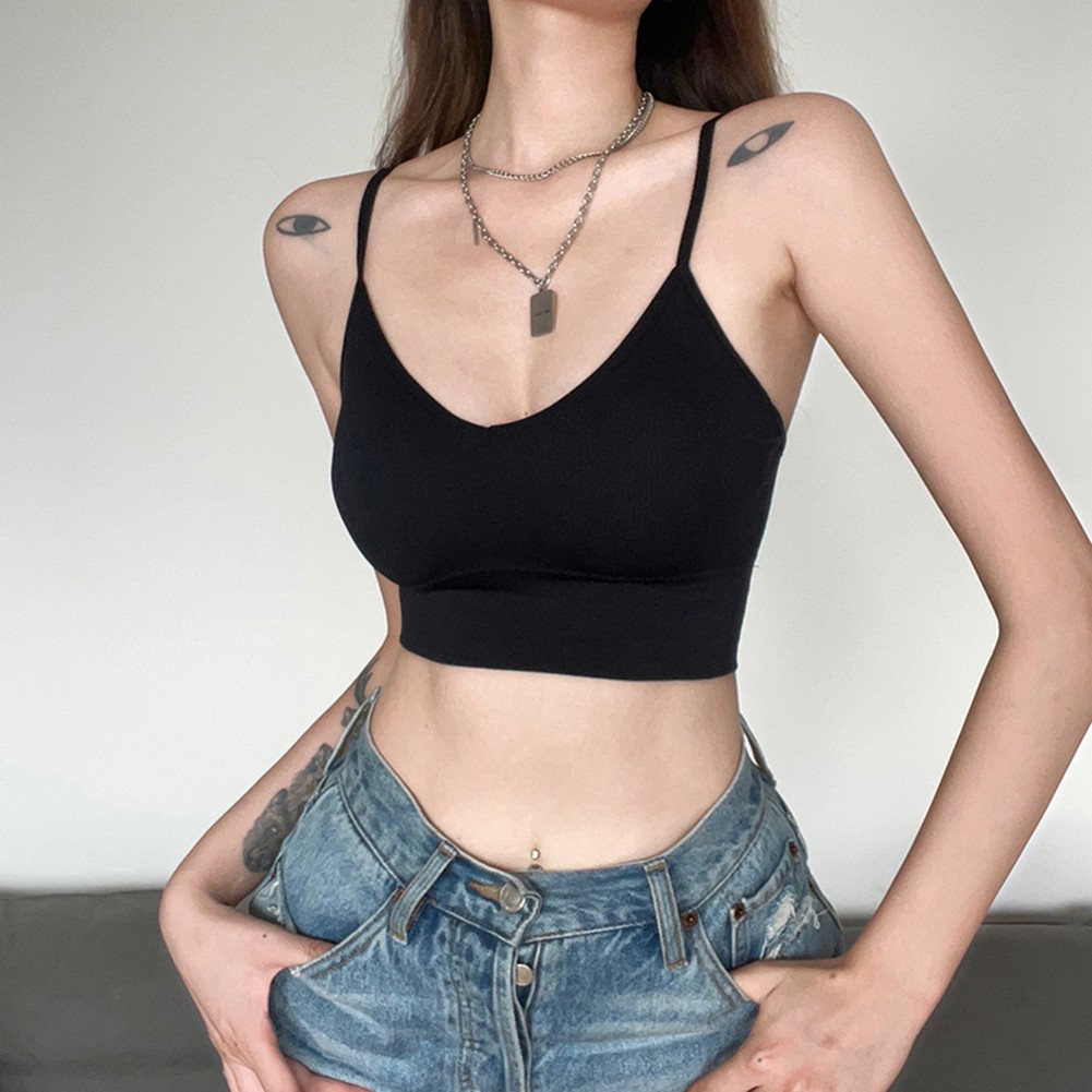 Fashionable Summer Top with Built in Bra and Crisscross Design for Women - Picture 13 of 20
