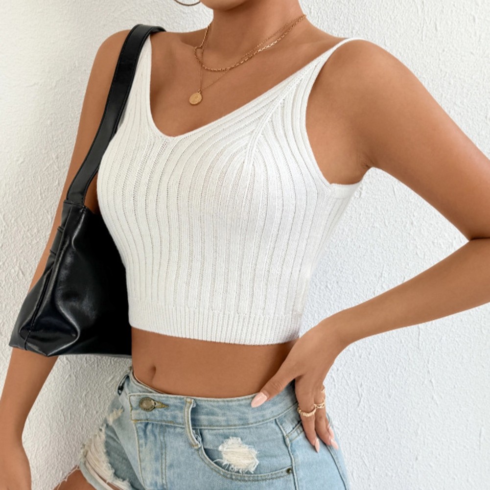 Backless Tank Top Crisscross Straps Beach Holidays Daily Wear Holiday Apparel - Picture 45 of 55