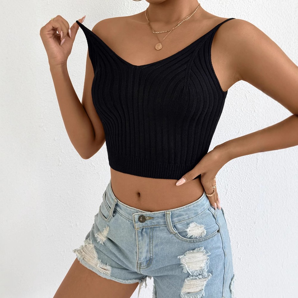Backless Tank Top Crisscross Straps Beach Holidays Daily Wear Holiday Apparel - Picture 46 of 55