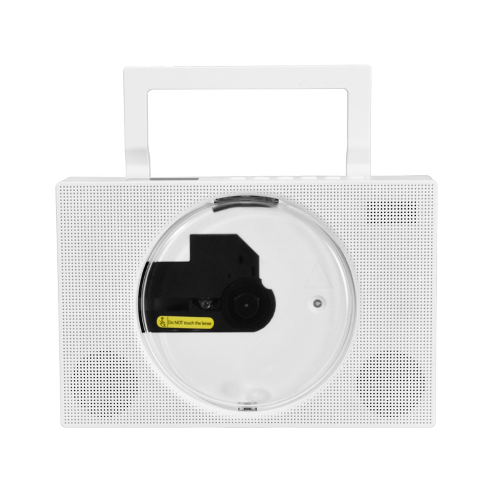 Rechargeable CD Player with Wireless Functionality and Dual Speaker System - Photo 4/5