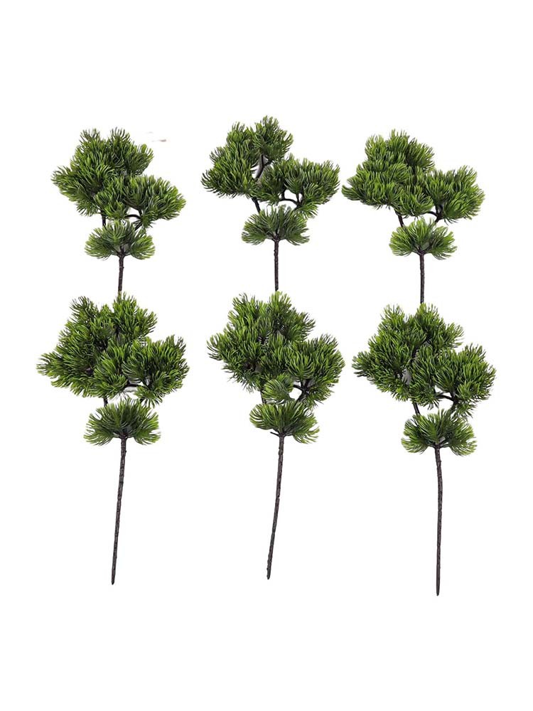 Realistic 35cm Artificial Pine Branches for Interior Decoration and Events