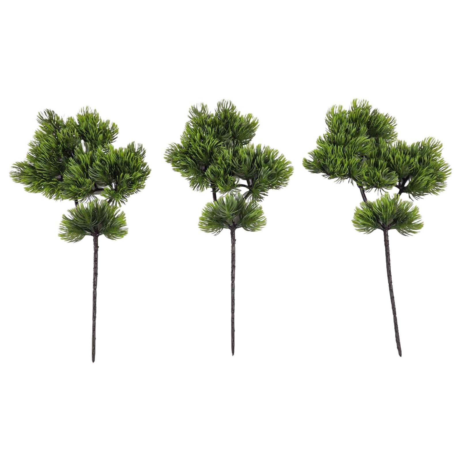 Realistic 35cm Artificial Pine Branches for Interior Decoration and Events