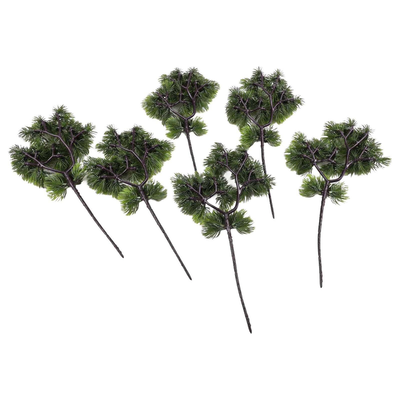 Realistic 35cm Artificial Pine Branches for Interior Decoration and Events