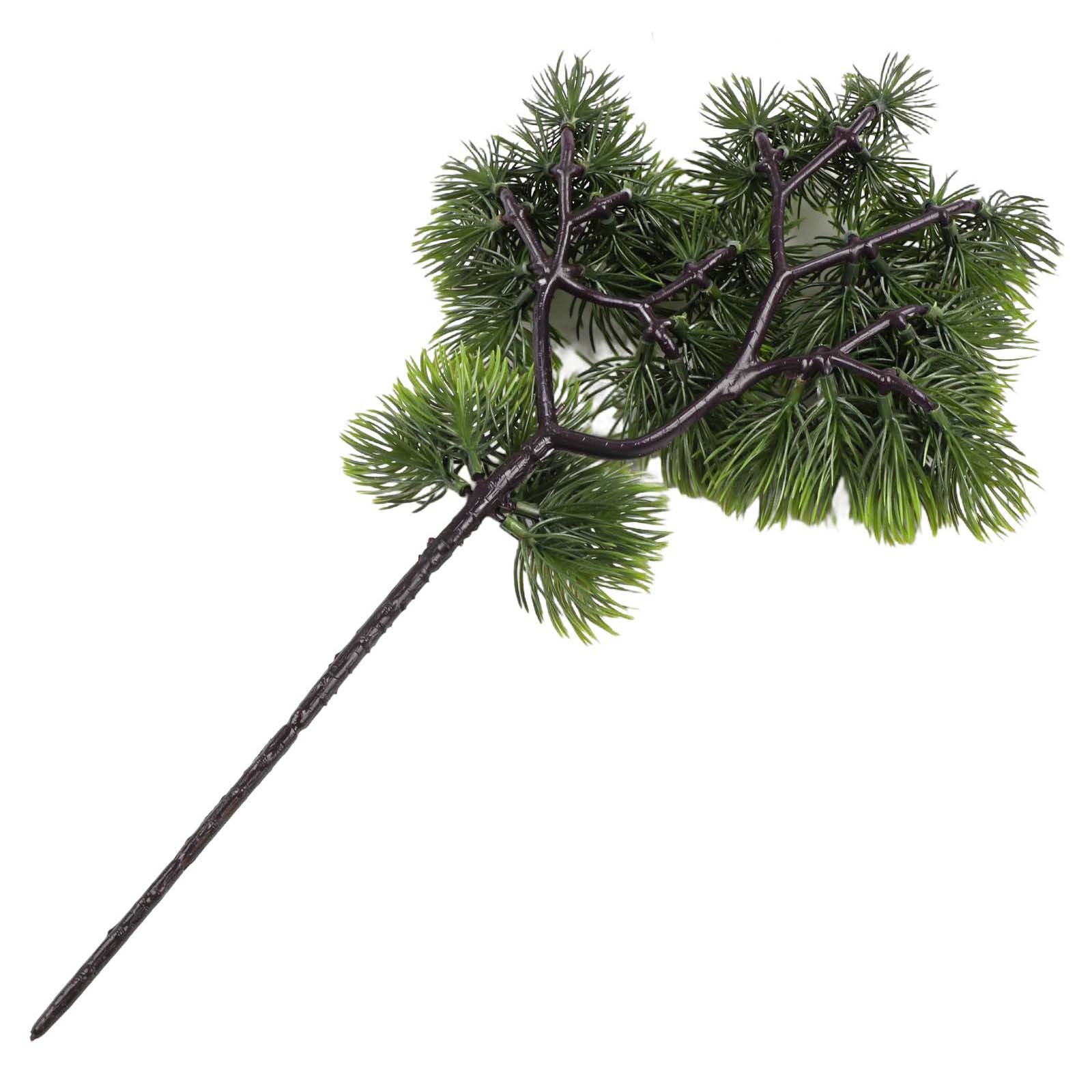 Realistic 35cm Artificial Pine Branches for Interior Decoration and Events