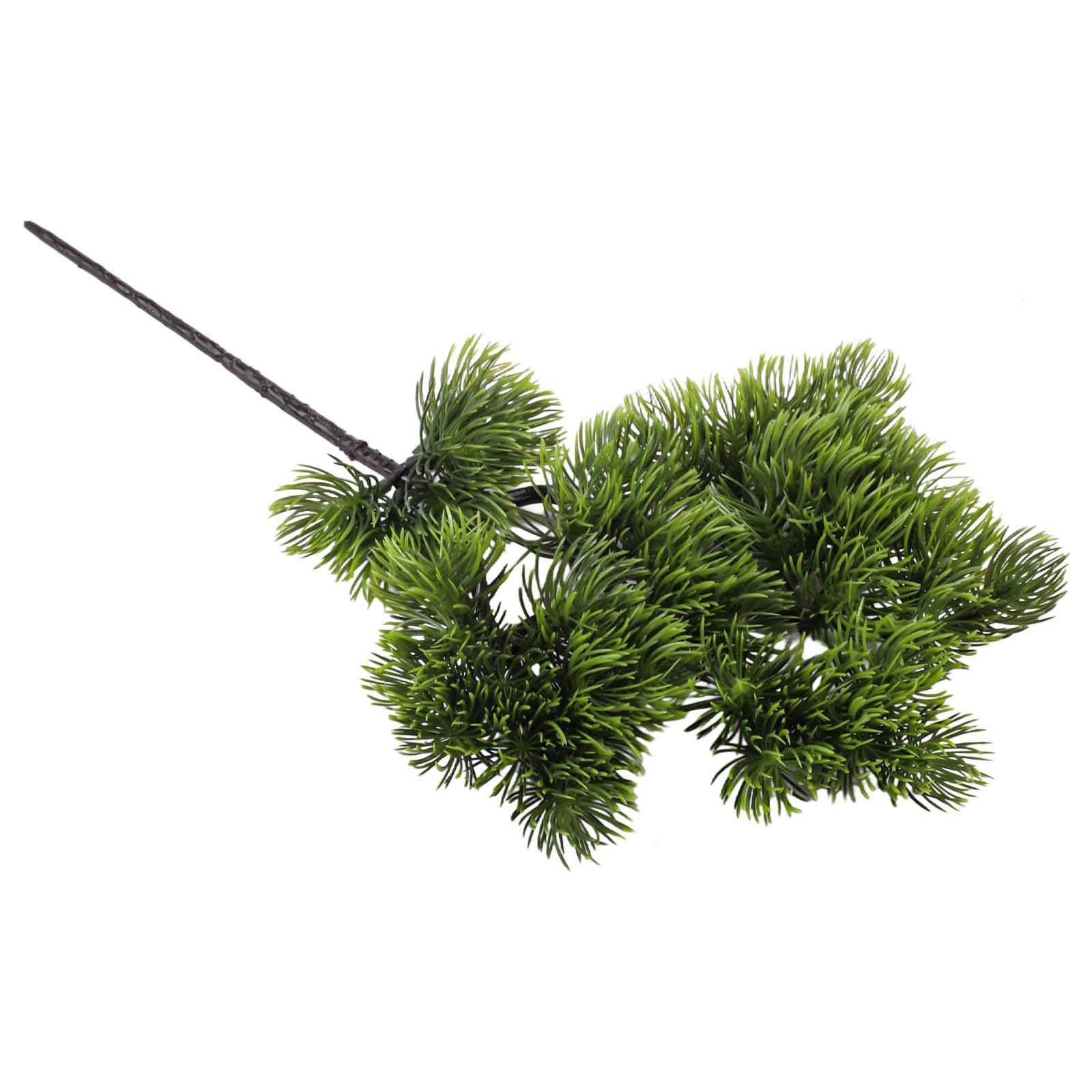 Realistic 35cm Artificial Pine Branches for Interior Decoration and Events