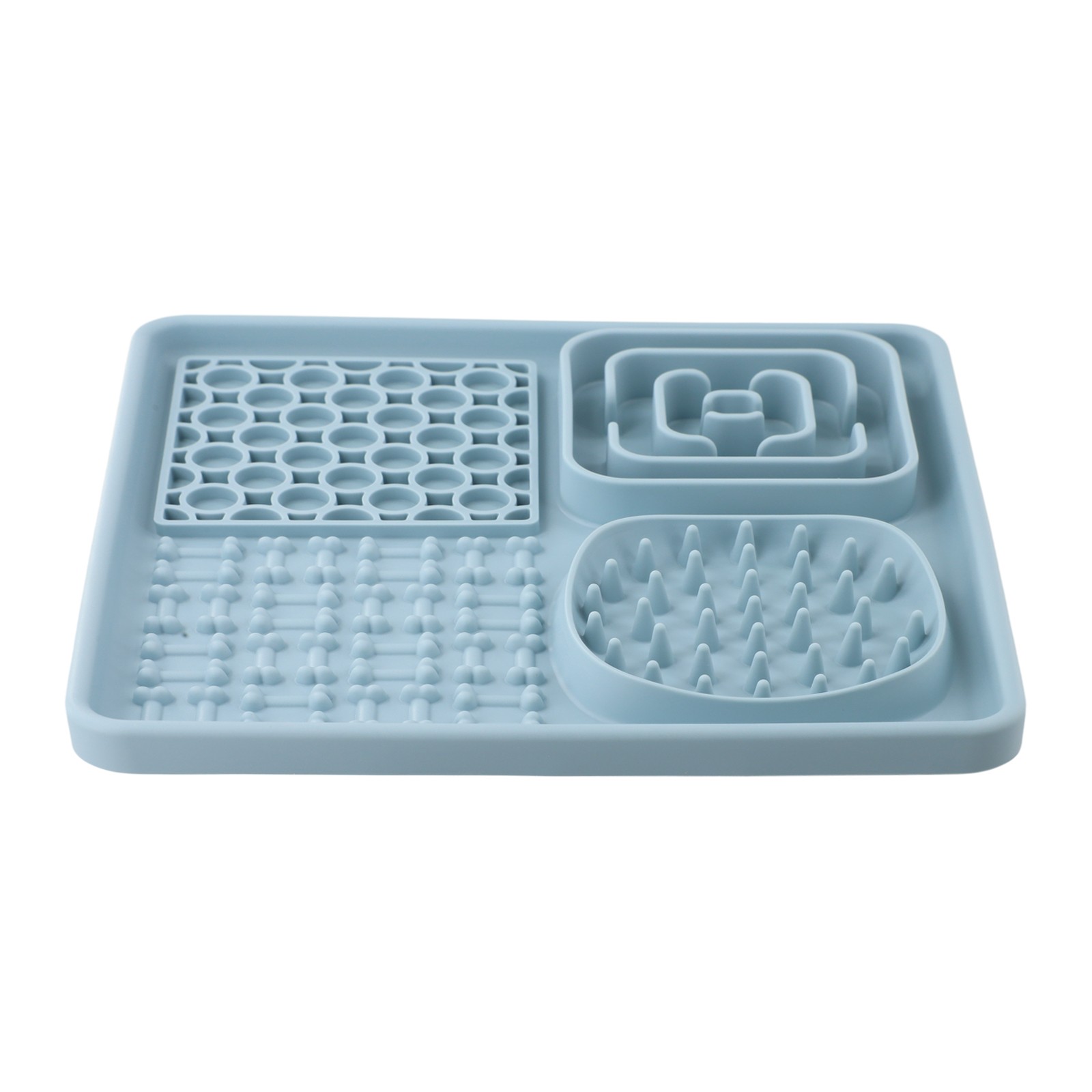 Non Slip Silicone Licking Mat for Pets Encourages Healthy Eating Habits - Photo 21/28
