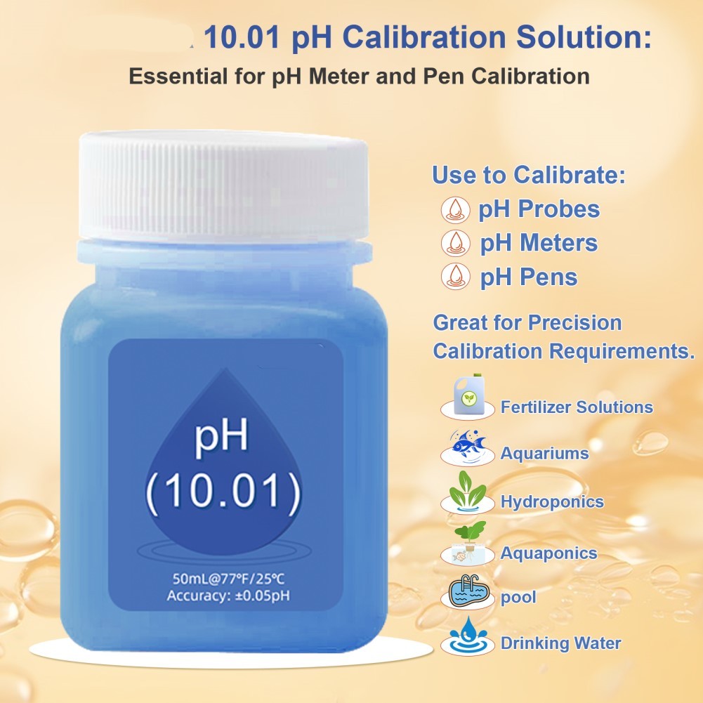 For PH Calibration Solution 50ML 4 0 7 0 10 0 Set for Reliable Testing - Photo 10/12