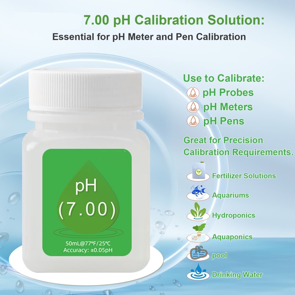 For PH Calibration Solution 50ML 4 0 7 0 10 0 Set for Reliable Testing - Photo 8/12