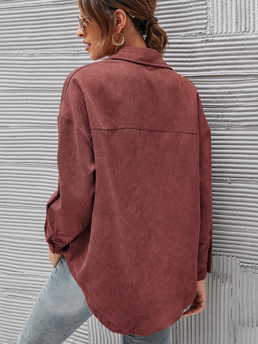 Loose Casual Shirt Spring Autumn Shirt Suitable For Autumn Polyester Shirt - Picture 48 of 72
