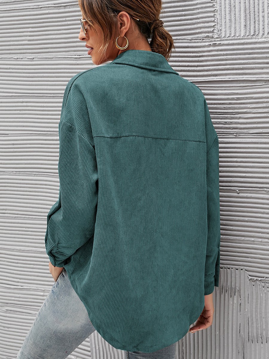 Loose Casual Shirt Spring Autumn Shirt Suitable For Autumn Polyester Shirt - Picture 38 of 72