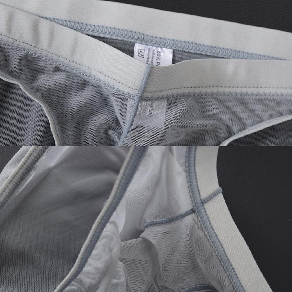 Lightweight See Through Mesh Briefs for Men with Unique Elephant Nose Design - Picture 23 of 26