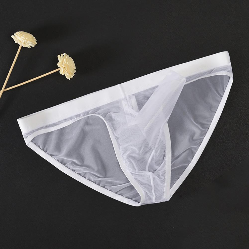 Lightweight See Through Mesh Briefs for Men with Unique Elephant Nose Design - Picture 12 of 26