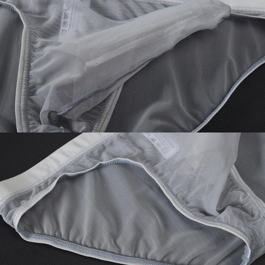 Lightweight See Through Mesh Briefs for Men with Unique Elephant Nose Design - Picture 24 of 26