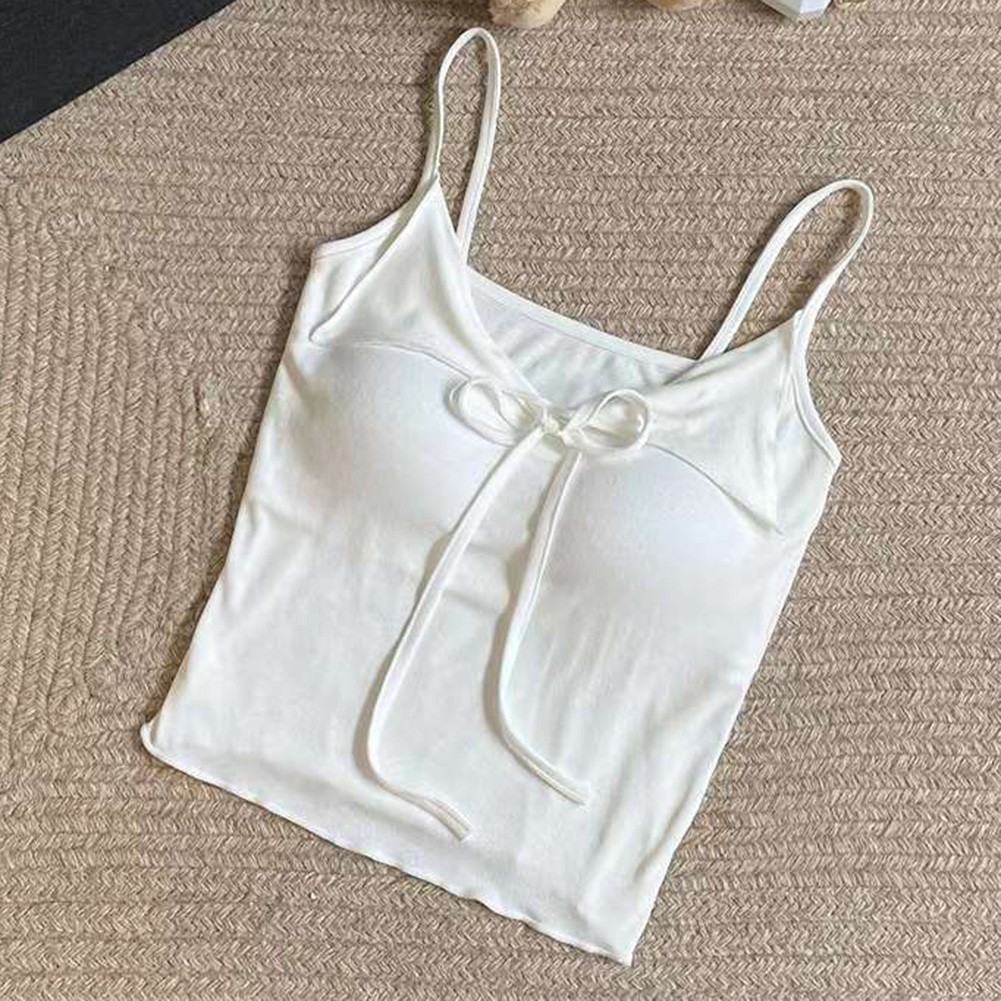 Stylish Bow Collar Vest for Women Great for Summer Activities and Relaxation - Picture 9 of 12