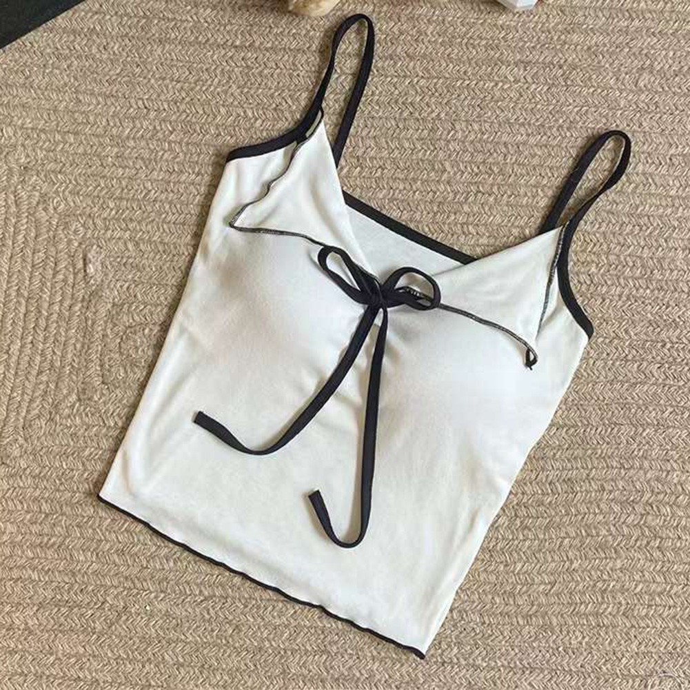 Stylish Bow Collar Vest for Women Great for Summer Activities and Relaxation - Picture 12 of 12