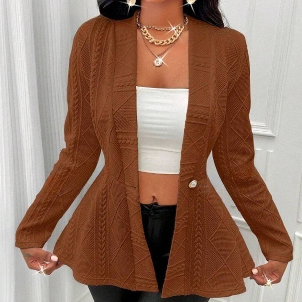 Elegant Women's Long Sleeve Jacket with Breathable Fabric for Everyday Comfort - Picture 46 of 51