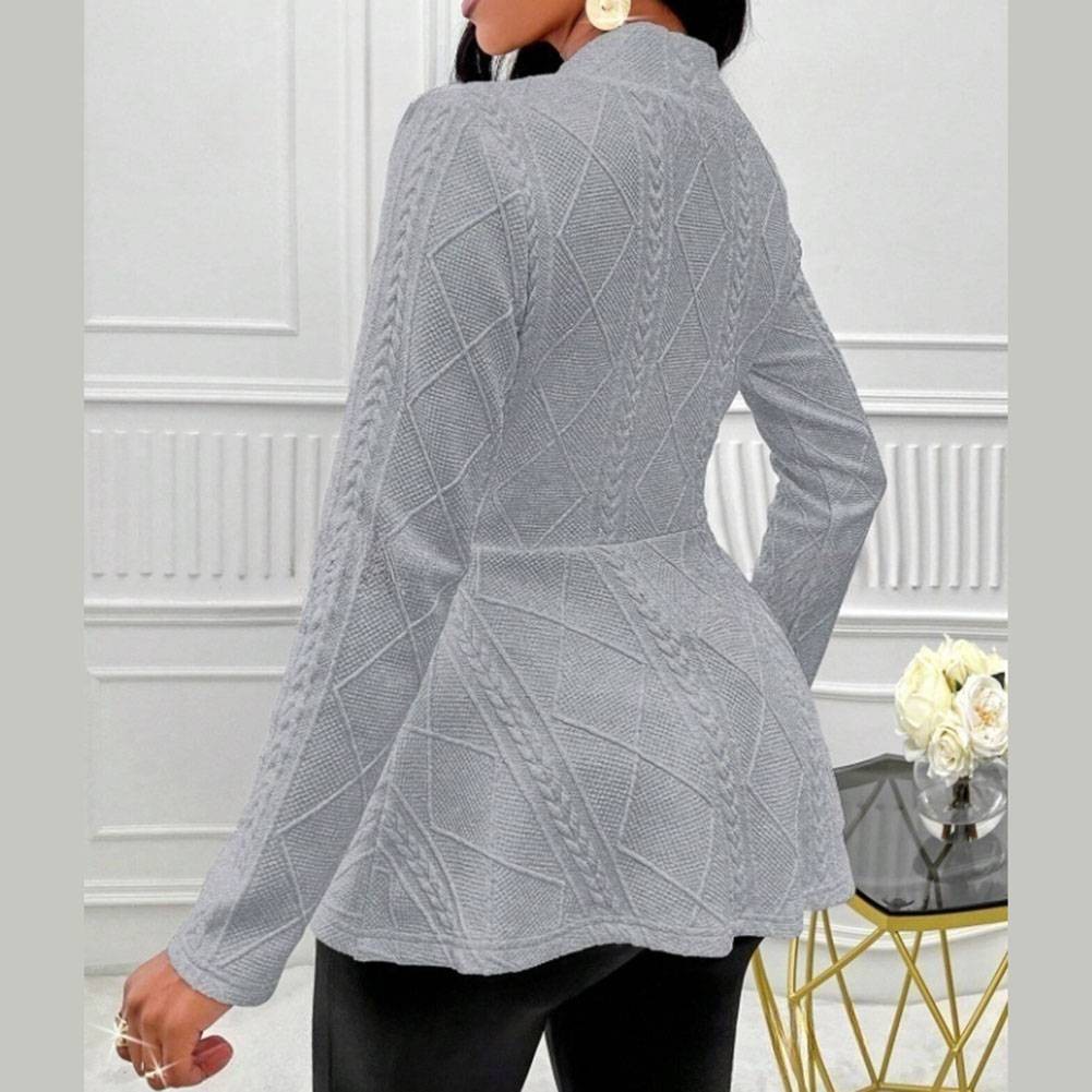 Elegant Women's Long Sleeve Jacket with Breathable Fabric for Everyday Comfort - Picture 42 of 51