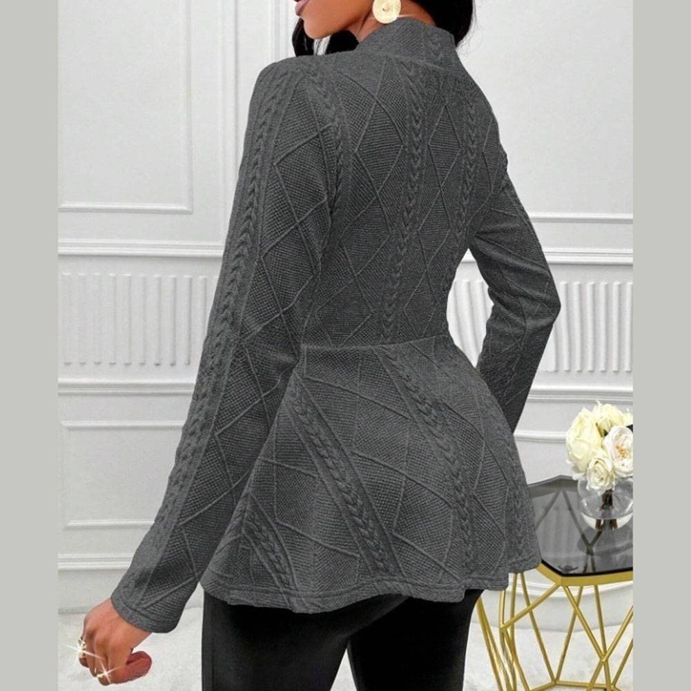 Elegant Women's Long Sleeve Jacket with Breathable Fabric for Everyday Comfort - Picture 48 of 51