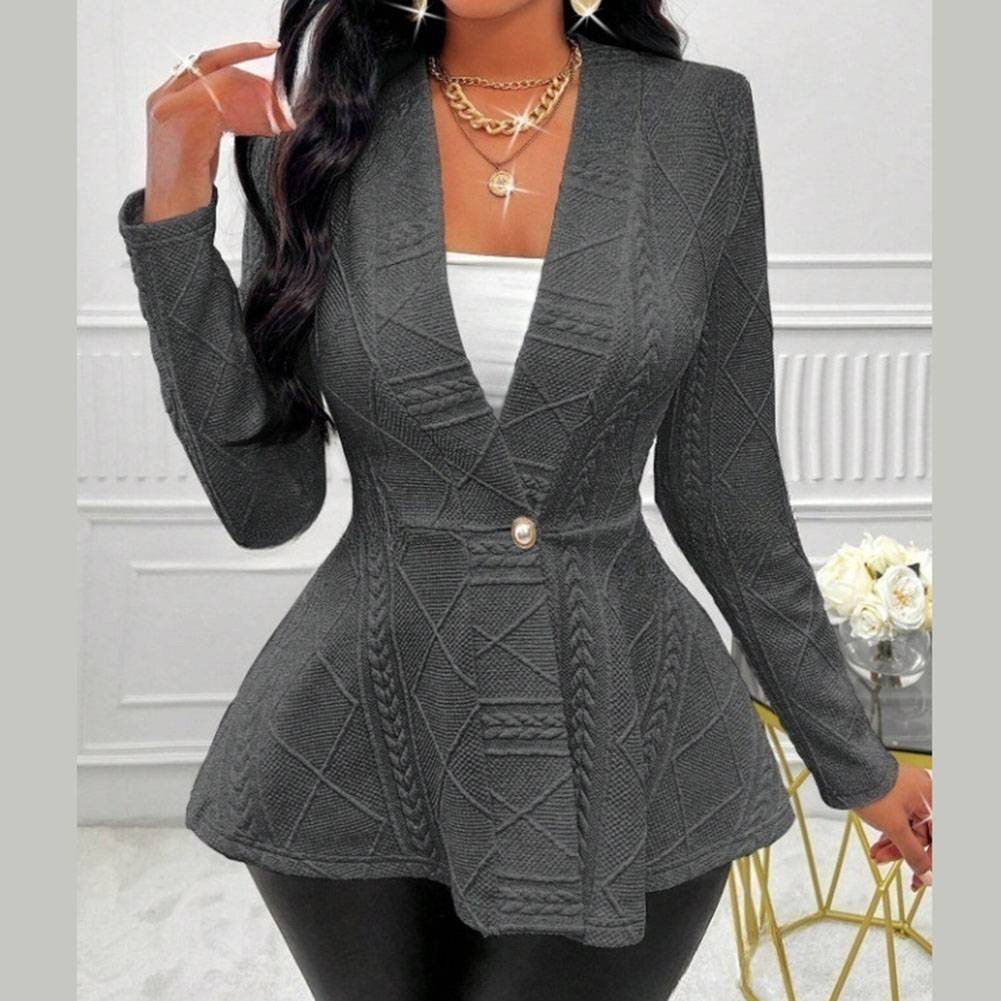 Elegant Women's Long Sleeve Jacket with Breathable Fabric for Everyday Comfort - Picture 50 of 51