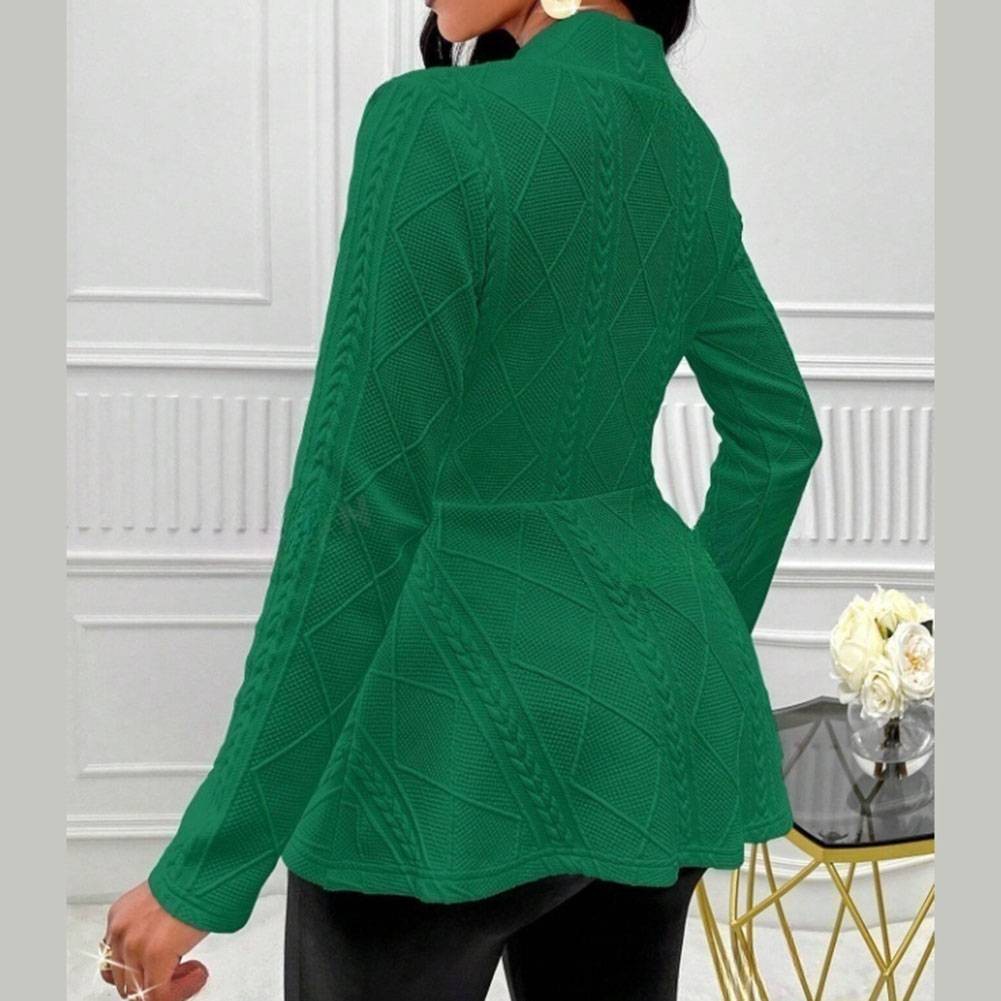 Elegant Women's Long Sleeve Jacket with Breathable Fabric for Everyday Comfort - Picture 31 of 51