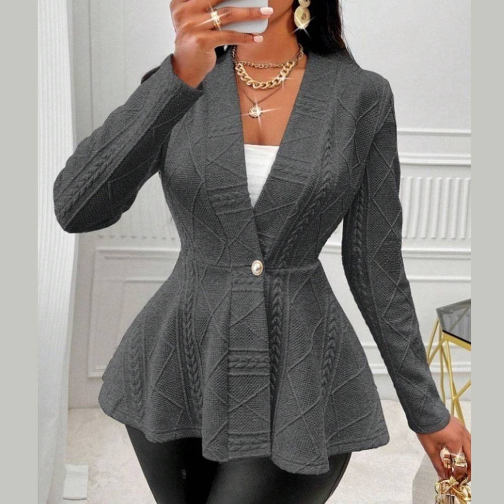 Elegant Women's Long Sleeve Jacket with Breathable Fabric for Everyday Comfort - Picture 51 of 51