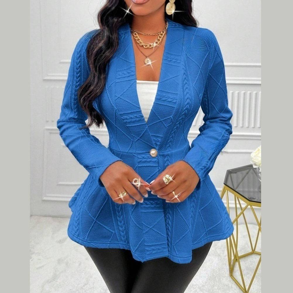 Elegant Women's Long Sleeve Jacket with Breathable Fabric for Everyday Comfort - Picture 24 of 51