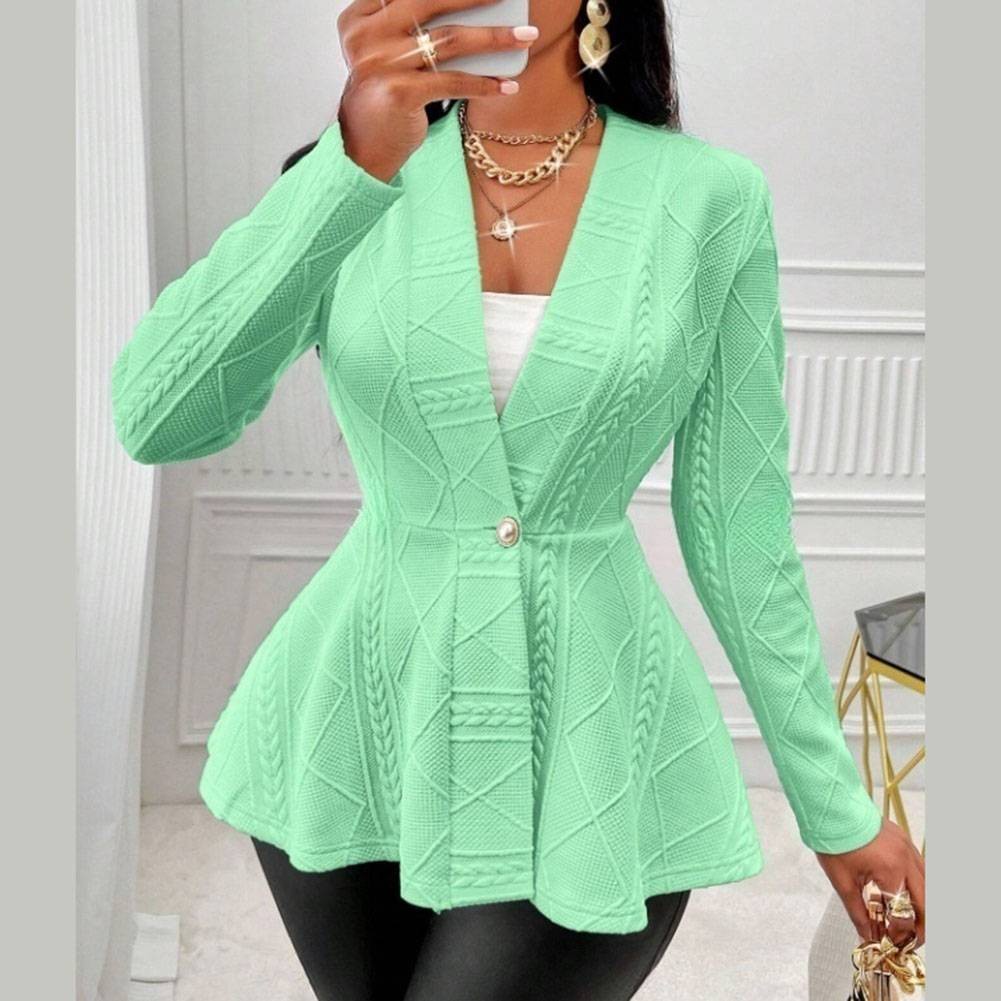 Elegant Women's Long Sleeve Jacket with Breathable Fabric for Everyday Comfort - Picture 35 of 51