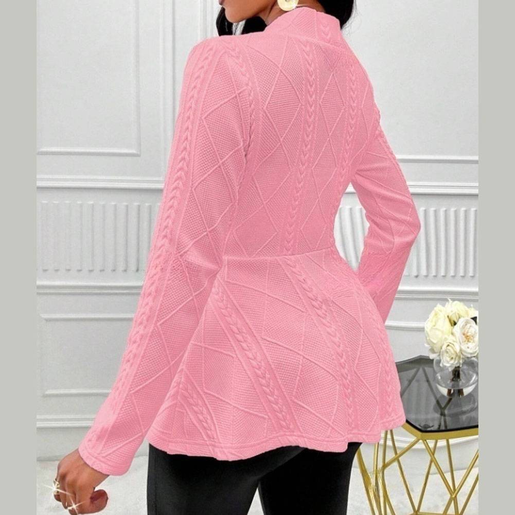 Elegant Women's Long Sleeve Jacket with Breathable Fabric for Everyday Comfort - Picture 28 of 51