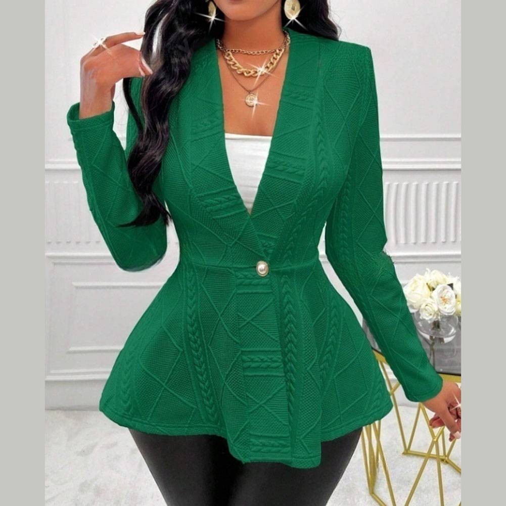 Elegant Women's Long Sleeve Jacket with Breathable Fabric for Everyday Comfort - Picture 32 of 51