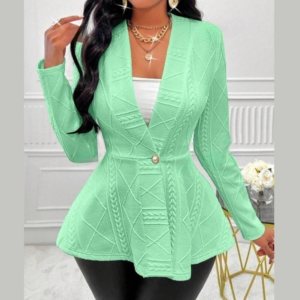 Elegant Women's Long Sleeve Jacket with Breathable Fabric for Everyday Comfort - Picture 36 of 51