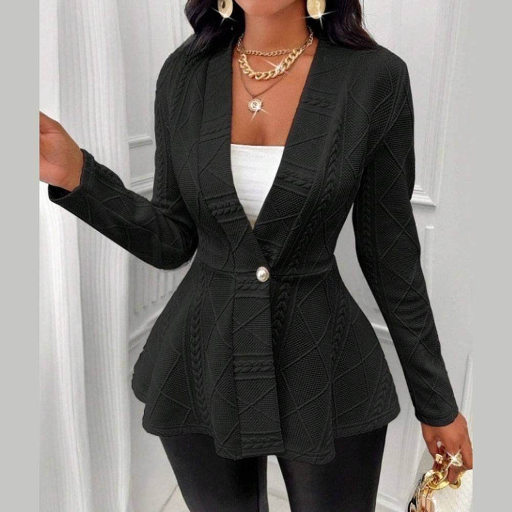 Elegant Women's Long Sleeve Jacket with Breathable Fabric for Everyday Comfort - Picture 19 of 51