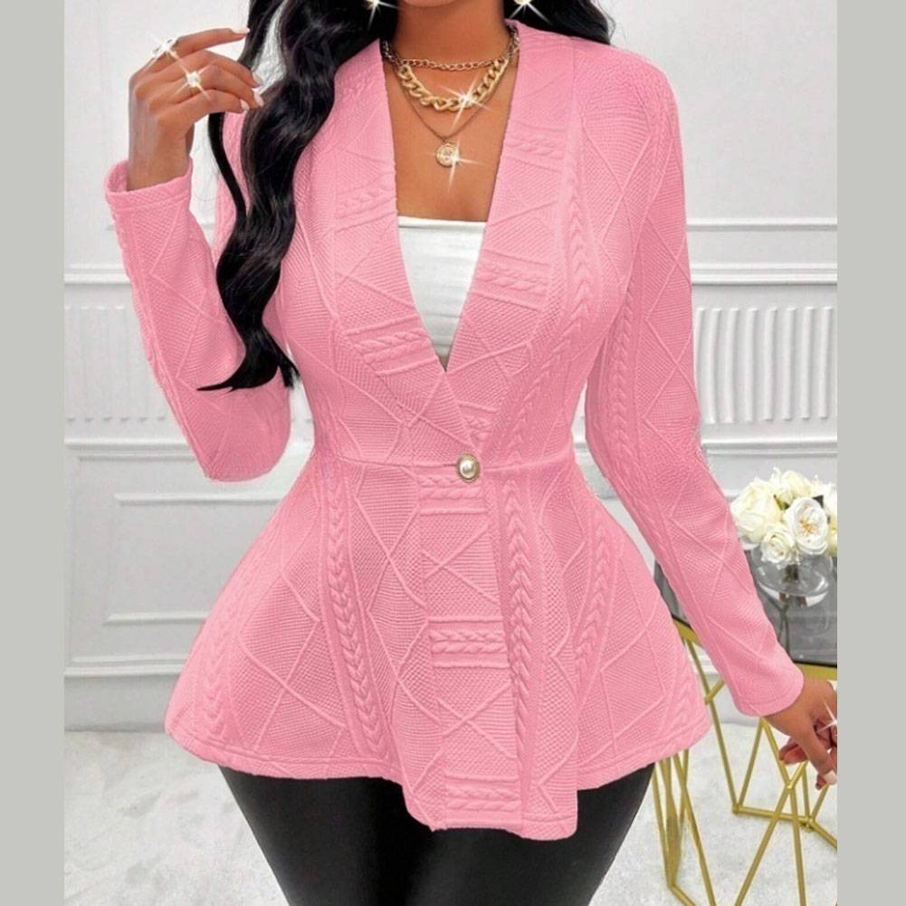 Elegant Women's Long Sleeve Jacket with Breathable Fabric for Everyday Comfort - Picture 27 of 51
