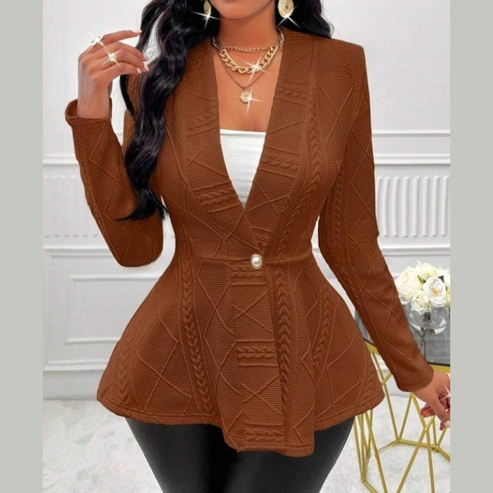 Elegant Women's Long Sleeve Jacket with Breathable Fabric for Everyday Comfort - Picture 43 of 51