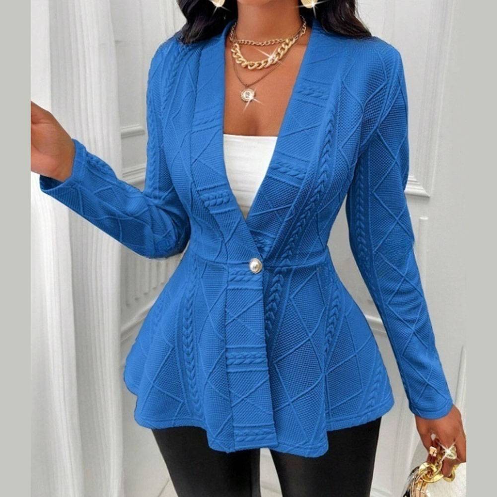 Elegant Women's Long Sleeve Jacket with Breathable Fabric for Everyday Comfort - Picture 25 of 51