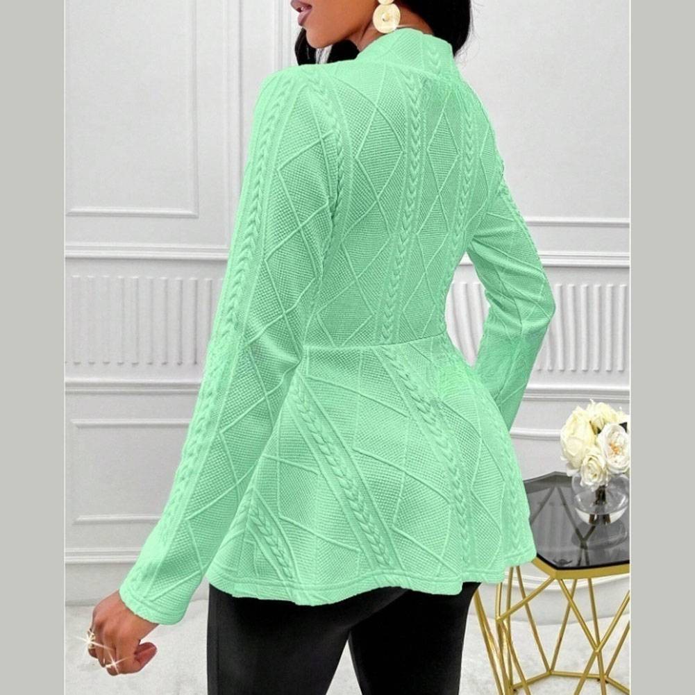 Elegant Women's Long Sleeve Jacket with Breathable Fabric for Everyday Comfort - Picture 37 of 51