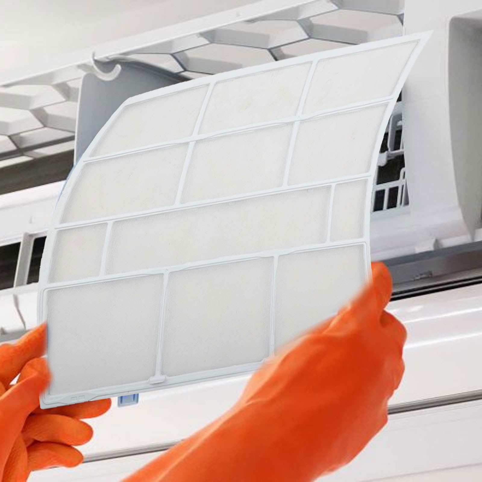 Convenient Dust Screen Cover for Wall Mounted Air Conditioners for Easy Setup