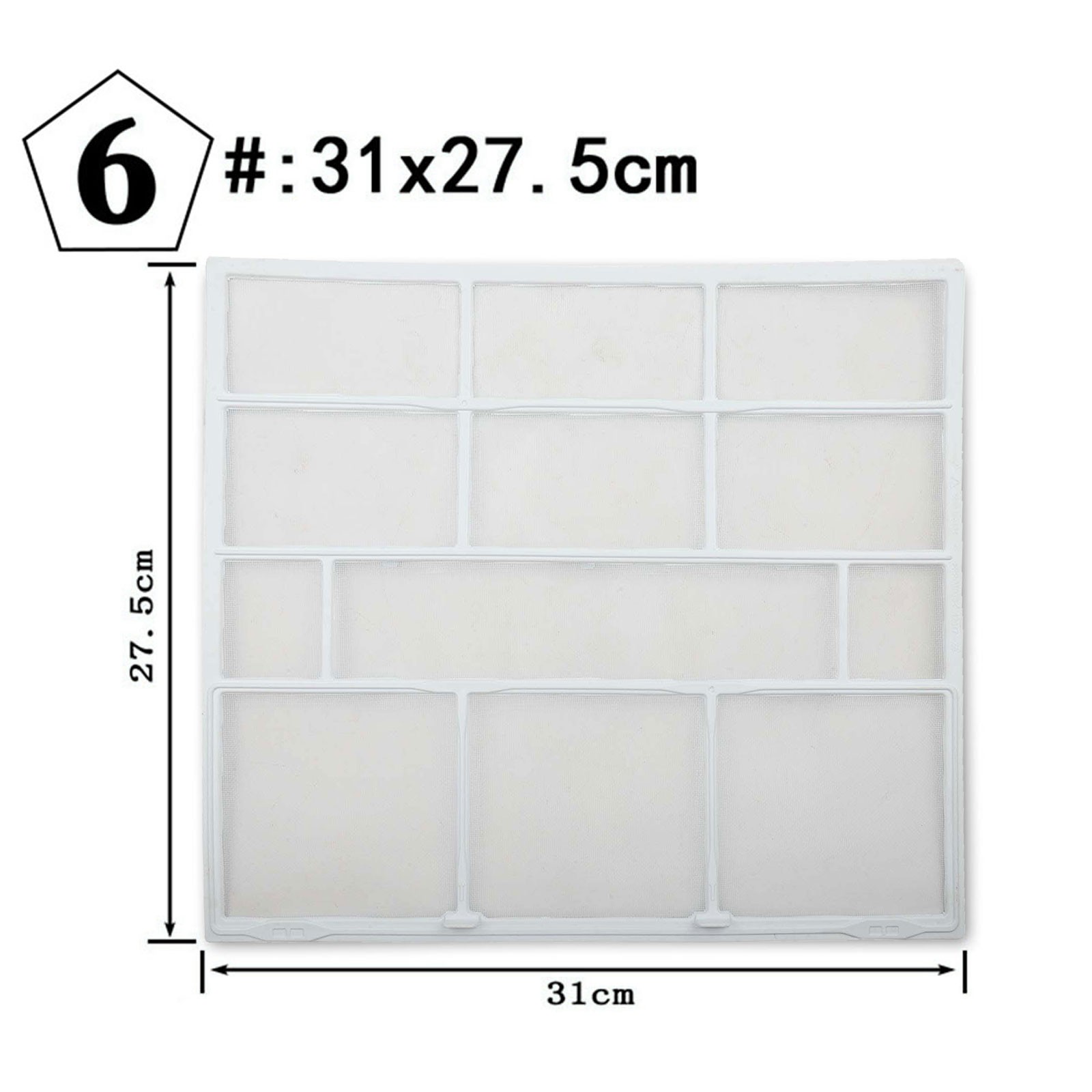 Convenient Dust Screen Cover for Wall Mounted Air Conditioners for Easy Setup