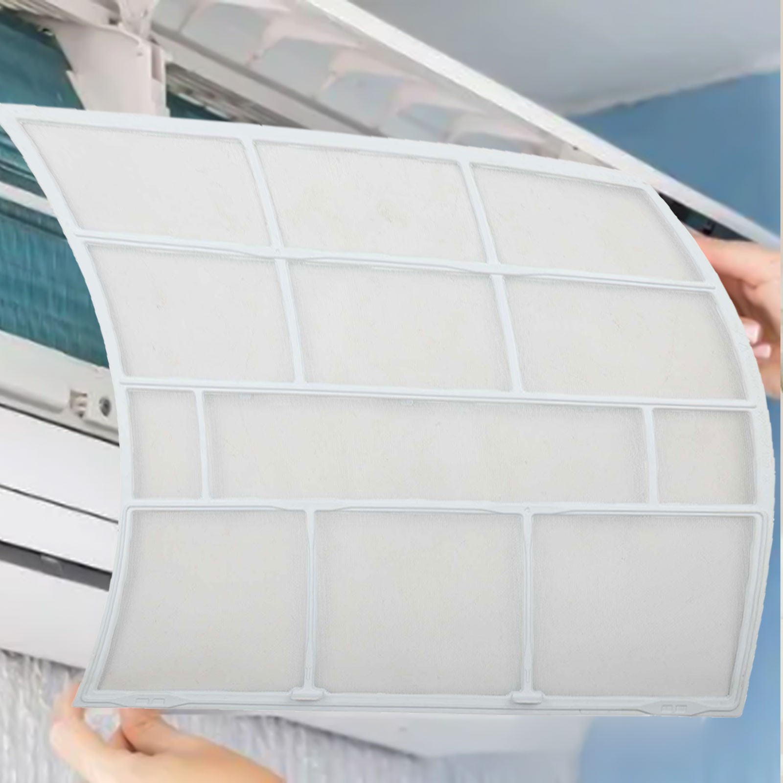 Convenient Dust Screen Cover for Wall Mounted Air Conditioners for Easy Setup