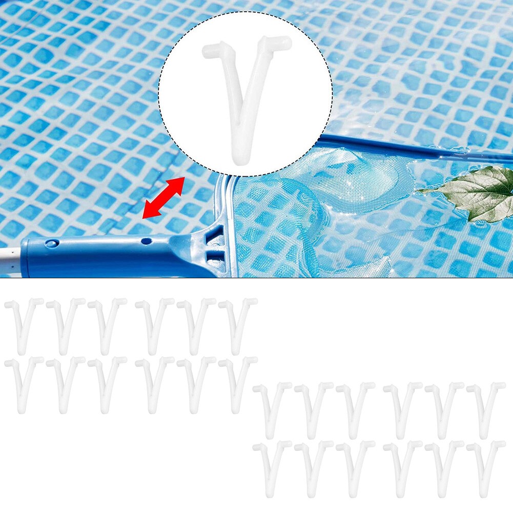 Swimming Pool V Clips Enhanced Cleaning Tool Compatibility and Reliable