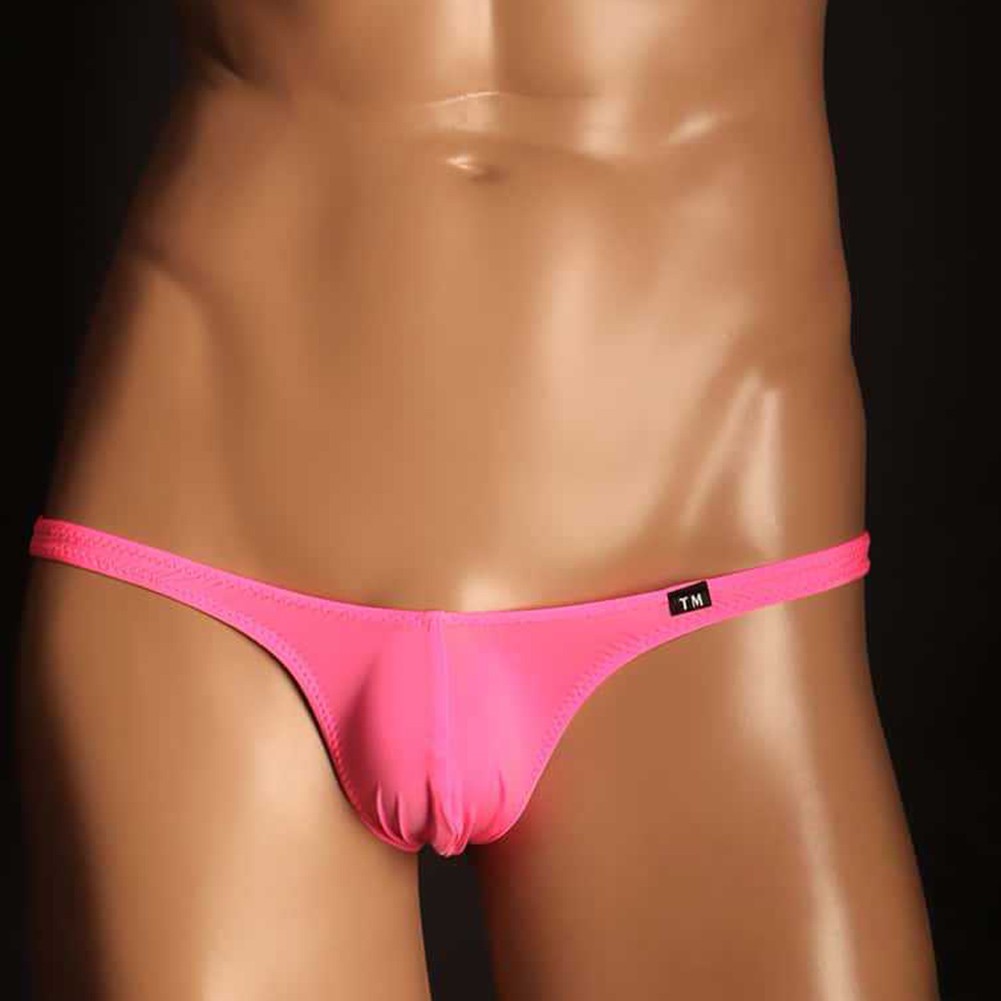 Bequeme Low Waist Herren Unterwäsche Tangas mit atmungsaktivem Eisseidenstoff - Bild 16 von 25