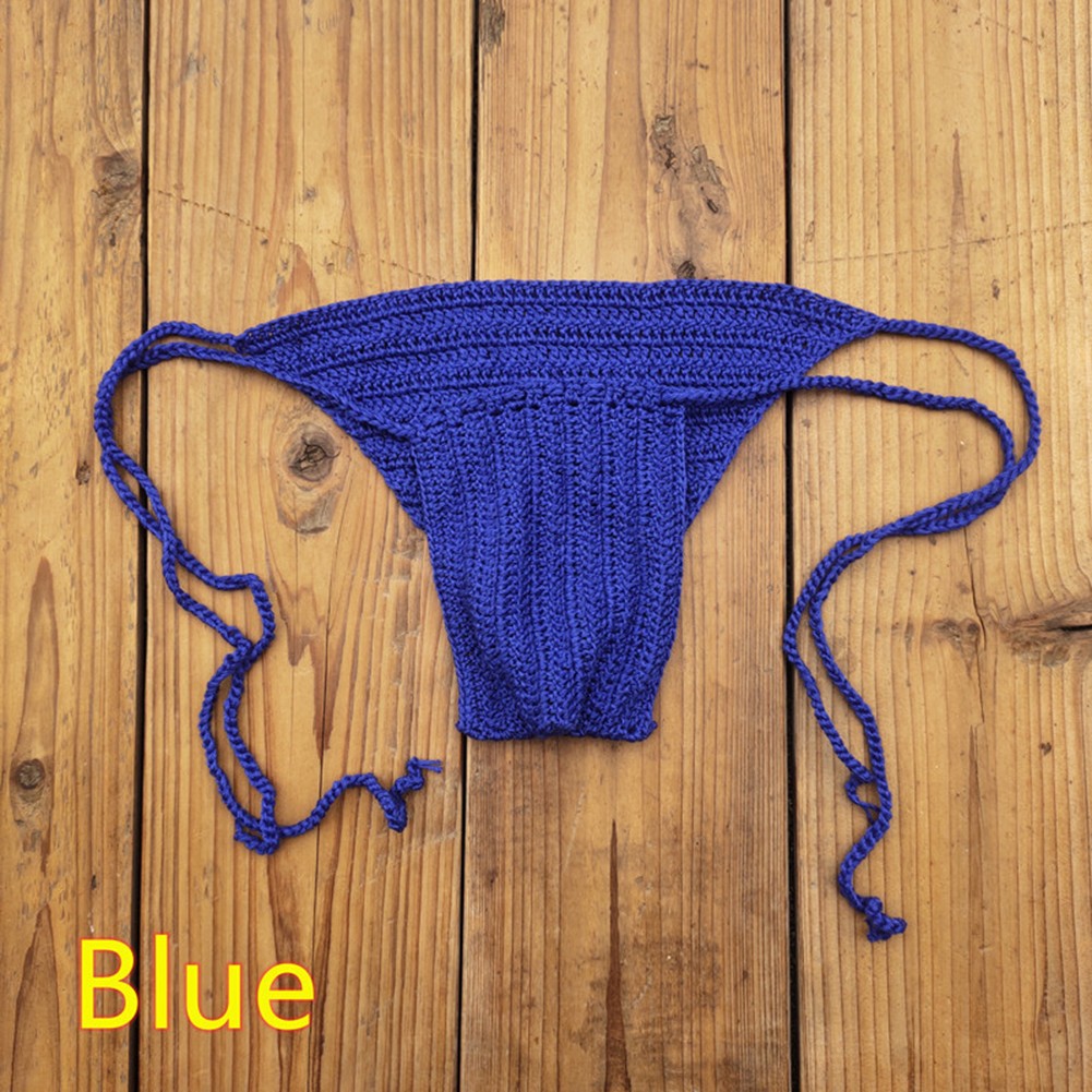 Stylischer Herren Low Rise Slip handgehäkelt zum Schwimmen und Sonnenbaden - Bild 21 von 32