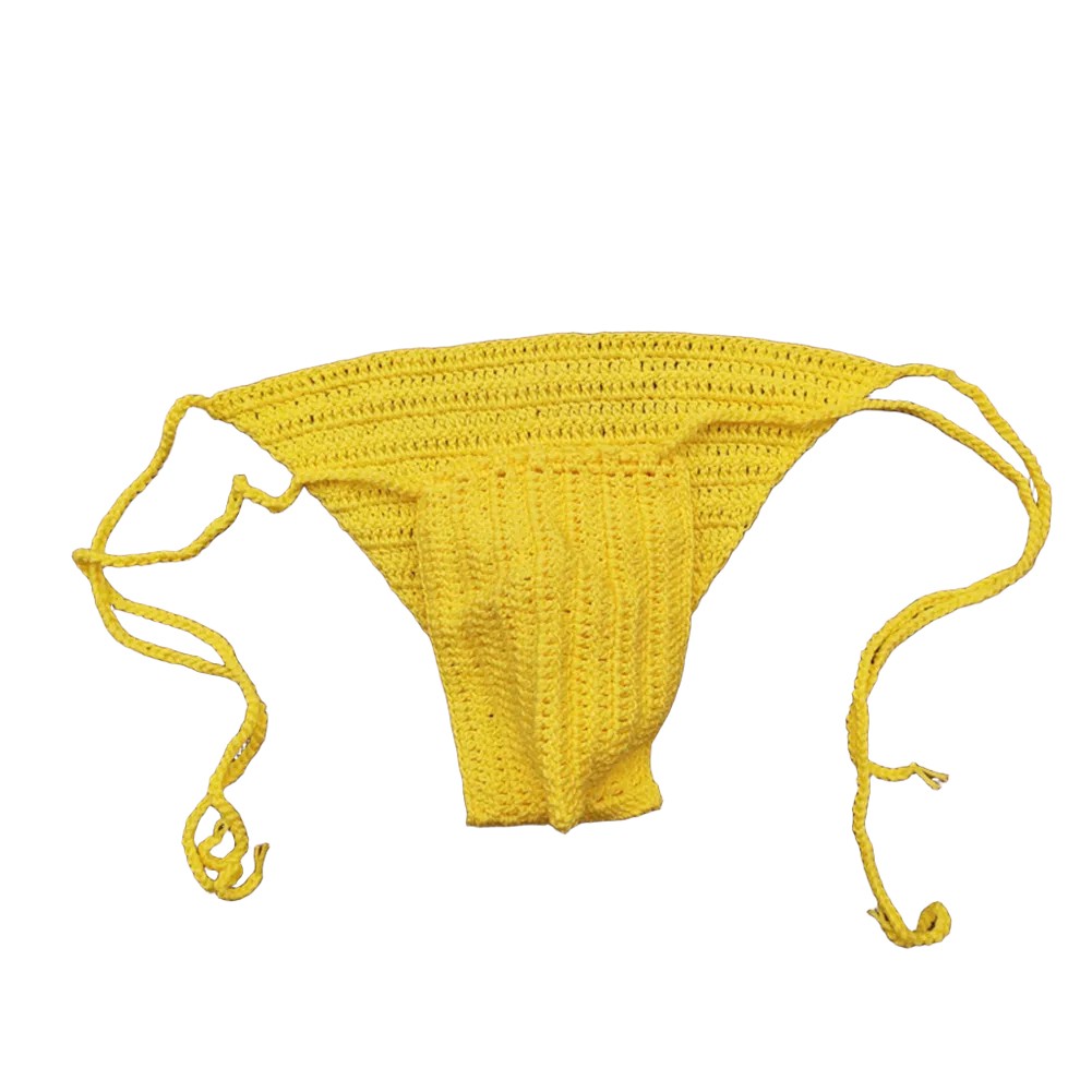 Stylischer Herren Low Rise Slip handgehäkelt zum Schwimmen und Sonnenbaden - Bild 12 von 32