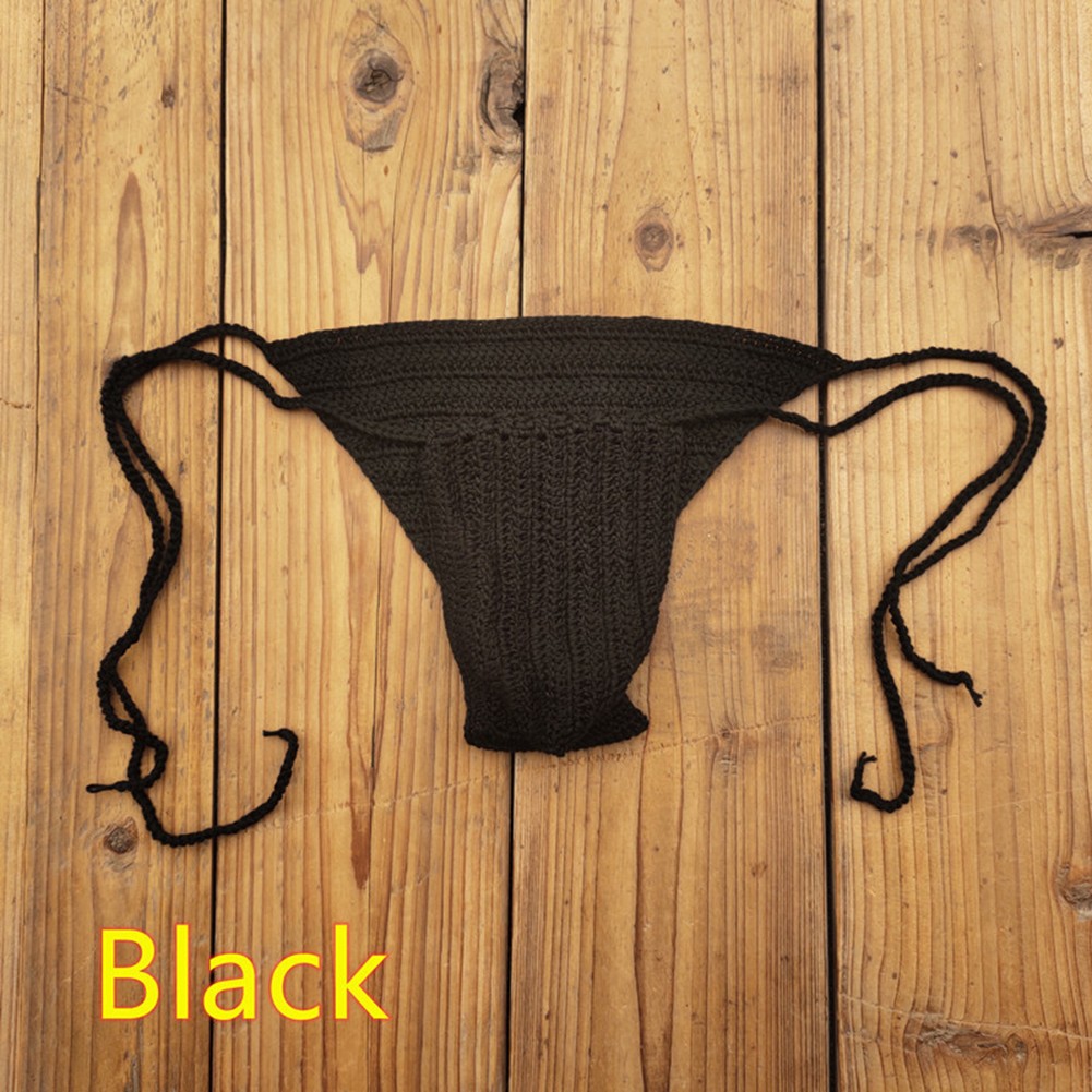 Stylischer Herren Low Rise Slip handgehäkelt zum Schwimmen und Sonnenbaden - Bild 17 von 32