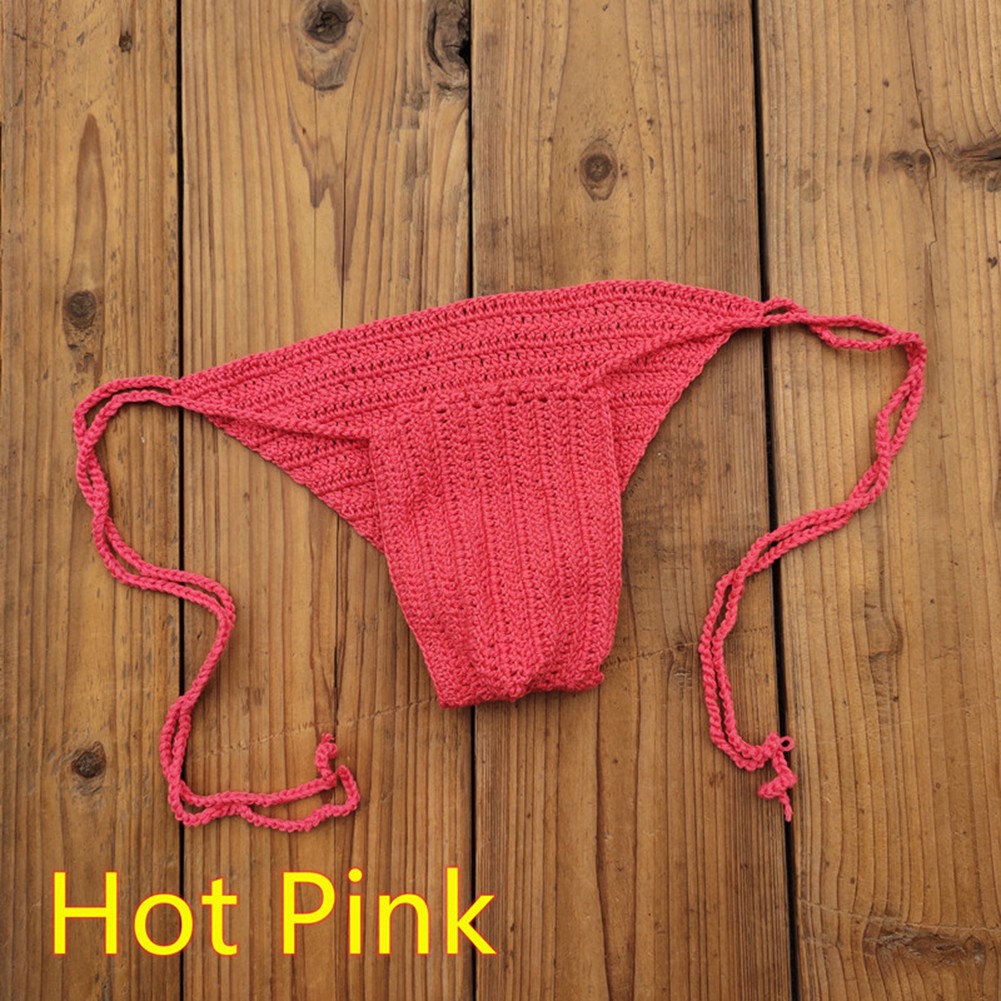 Stylischer Herren Low Rise Slip handgehäkelt zum Schwimmen und Sonnenbaden - Bild 19 von 32