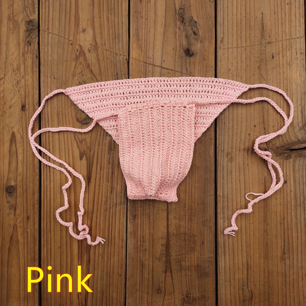 Stylischer Herren Low Rise Slip handgehäkelt zum Schwimmen und Sonnenbaden - Bild 9 von 32