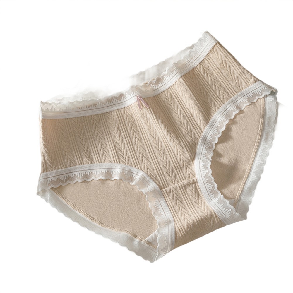Breathable Underwear Mid Waist Underwear Brand New Comfortable Fit Solid Pattern - Picture 12 of 13