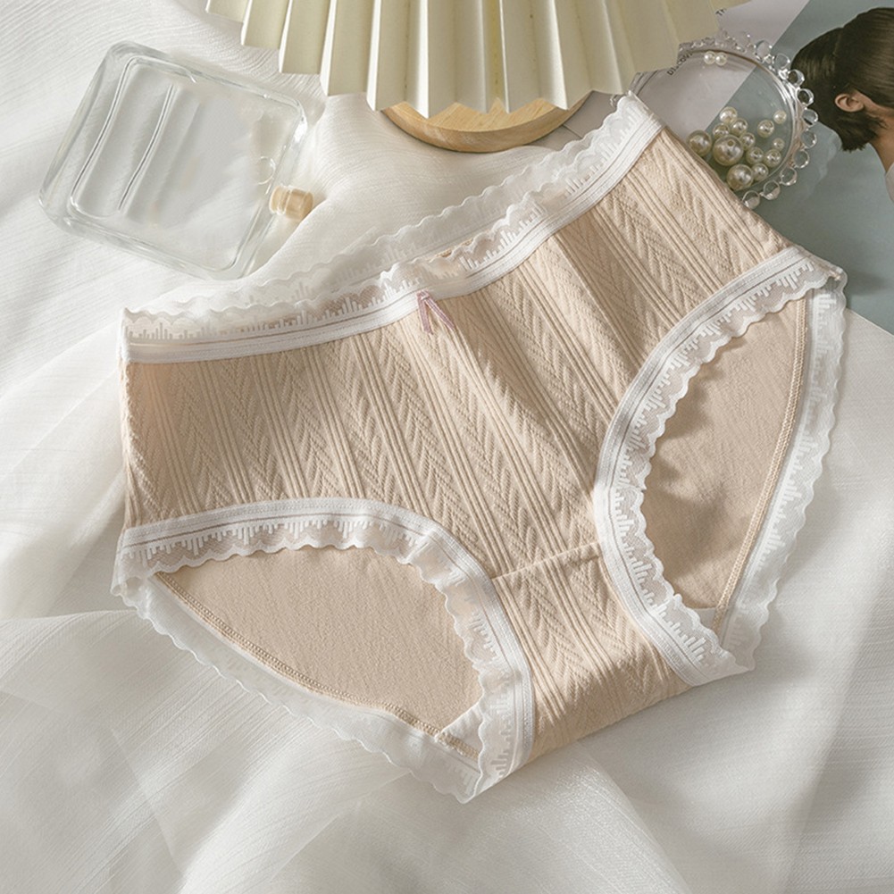 Breathable Underwear Mid Waist Underwear Brand New Comfortable Fit Solid Pattern - Picture 13 of 13