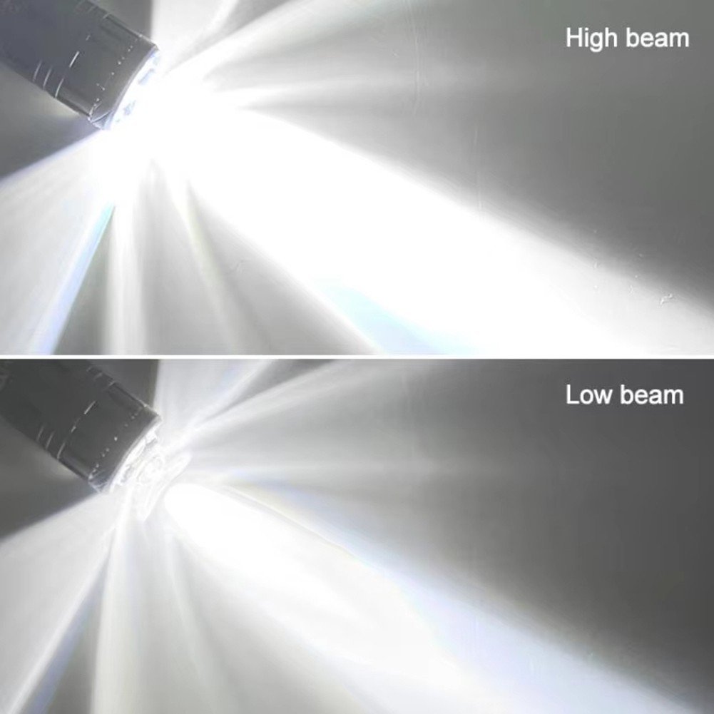 LED Headlight for Motorcycles with Enhanced Focusing Ability H4 H6 BA20D - Picture 6 of 12