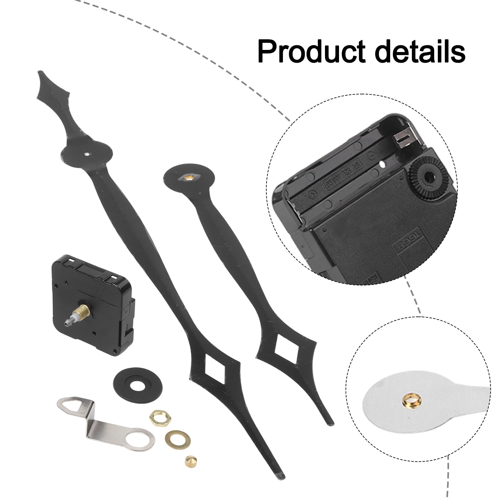 Quartz Clock Mechanism Replacement Kit High Torque for Efficient Clock Crafting
